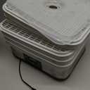 Hamilton Beach Digital Food Dehydrator for Fruit and Jerky, Vegetables and More, 5 Trays, Adjustable Temperature, 48 Hour Timer + Auto Shutoff, Grey (32100A)