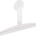 iDesign 22300 Plastic Plastic Suction Squeegee with Storage Hook Shower, Window, and Mirror Accessory for Master, Guest, Kids' Bathroom Cleaning, 12" x 10", Clear