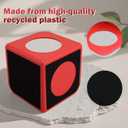 RULLINE Red Trunk Organizer Blocks with Storage Bag  Car Cargo Organizer, adjustable Dividers, Dual Grip Pads, Hook-and-Loop Press Fixing  Fits SUV/Sedan/Truck  Foldable