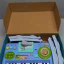 Baby DJ Table for Toddlers 1-3, Baby Musical Piano Toys 6-9-12-18 Months Toddler Activity Learning DJ Mixing Table with Music & Light Educational Toy for 1 Year Old Boy Girl First Birthday Infant Gift