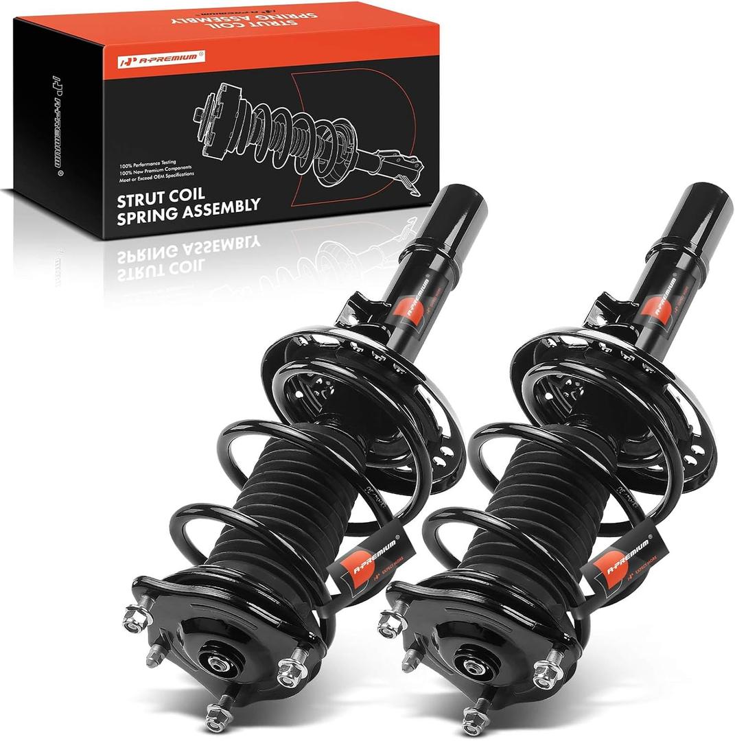 A-Premium Front Struts Compatible with Honda [Sedan] Civic 2016-2018/2020-2021, Insight 2019-2022 - 2x Replacement Suspension Complete Strut Assembly Shock with Coil Spring