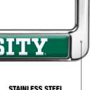 Tulane University Green Wave Logo Full Size Standard License Plate Metal Frame