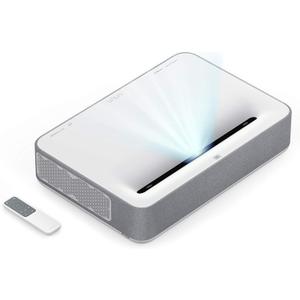 4K Ultra Short Throw Laser TV Home Theatre Projector, 2500 ANSI Lumens,HDR10, Built-in Harman Kardon Soundbar, Ultra HD Smart Laser Projector for Movies&Video&Gaming, Easy Installation (White)