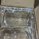 Set of 3 Water Hyacinth Storage Baskets with Lids, Espresso - Small, Medium, Large Woven Nesting Bins for Bathroom, Bedroom, Closets, Shelves