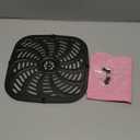 GSZN 8QT Air Fryer Crisping Plate for 8QT Chefman TurboFry Touch Air Fryer XL, Upgraded Nonstick Air Fryer Grill Pan Crisper Tray Rack Insert Grate Grid for 8QT Chefman Air Fryers, Dishwasher Safe