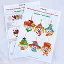 Winlyn 24 Sets Fall Craft Kits Autumn Scarecrow Crafts Fall Scarecrow Head Craft Kits Maple Leaves Pumpkins Harvest Foam Stickers Arts and Crafts for Kids Classroom Activities Holiday Party Favors