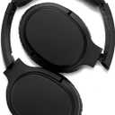 iLive Electronics Active Noise Cancellation Bluetooth Headphones, Adjustable Headband, Includes 3.5mm Audio Cable, Black (IAHN40B)