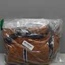 Kuoser Dog Coat Warm Fleece Lining Turtleneck Dog Jacket with Harness Built-in, Adjustable Windproof Cold Weather Coats with Quick Release Buckle Pet Winter Snowsuit for Large Dogs, Khaki XL (X-Large (Chest Girth: 29.9"))