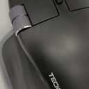 TECKNET Wireless Mouse, Bluetooth Mouse (BT5.3/5.0 & 2.4G) Rechargeable Ergonomic Optical Mouse with 6 Adjustable DPI, Side Scroll, Quiet Clicks, USB A Receiver, 7 Buttons, Wide Compatibility - Black