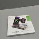 3 in 1 Foldable Charging Station for Apple Products,Wireless Charger for iPhone 17 16 15 14 13 12 Pro Max,Travel Dock Adapter&Light for iWatch Series 11 10 9 Ultra 3/2 SE 3/2,for AirPods 4 3 2 Pro 3/2 (White)