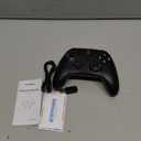 ECHTPower Wireless PC Gaming Controller - Hall Effect Joystick, 2.4G & Wired 1000Hz Polling Rate, 800mAh Battery, Adjustable Turbo/Vibration - for PC/Switch/iOS/Android (Black)