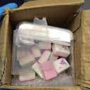 Portable Mahjong Set - 144 Pcs Cute Pink Tiles For Travel 