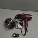 INFINITI PRO by CONAIR Hair Dryer, 1875W Blow Dryer with Diffuser and Concentrator Attachments, AC Motor with Ceramic Technology, 3 Heat & 2 Speed Settings, Plum