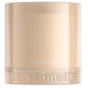Boy Smells So Vanilla Candle - 8.5 oz - Aromatic Candle for Home with Almond Blossom, Vanilla and Amber - Up to 50-Hour Burn - Cotton Wick