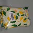 Yellow Lemon Beach Towel 30x60 Inch, Mediterranean Summer Citrus Lemon Floral Oversized Bath Towel Blanket for Bathroom Travel Swimming Pool Spa Yoga Camping