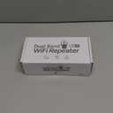 WiFi Extender Signal Booster,WiFi Extender Supports 105 Devices, 1.2Gbps Home Signal Booster,Dual Band 5GHz/2.4GHz, WiFi Booster Up to 12880 Sq.ft, EasyMesh Compatible, One Ethernet Port