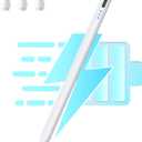 Stylus Pen for iPad 11th & 10th Generation - 10Mins Faster Charge Compatible with (2018-2025) Apple iPad 6-11 Gen, iPad Air 3/4/5/M2/M3, iPad mini 5/6, iPad Pro 11"/12.9"/M4 (A-White)