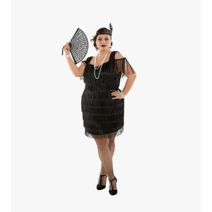 Morph Plus Size Flapper Dresses 1920s Great Gatsby Costumes For Women - Vintage Style Party Dresses L
