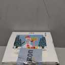 ADOMI 5 FT Christmas Inflatable Outdoor Decoration Snowman with Dog, Xmas Blow Up with LED Light for Indoor Outside Yard Garden Lawn Party Holiday Dcor