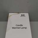 MEIXISUE Candle Warmer Lamp with Timer and Dimmer,Electric Gold Light Gifts for Women Melt Wax Warmer Lamp with 2 Bulbs for Candle Jars House Warming New Home Decor Bedroom