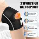 NEENCA Knee Brace for Knee Pain, Compression Knee Support with Air Mesh Fabric, Adjustable Knee Wrap with Side Stabilizers, Ultra-Soft Bandage for Elderly, Meniscus Tear, ACL, Arthritis Relief, Hiking, Medium