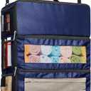 Suitcase Organizer, Travel Luggage Organizer Hanging Shelves Packing Cube Closet/Collapsible Portable Travel Organizer for Carry-on