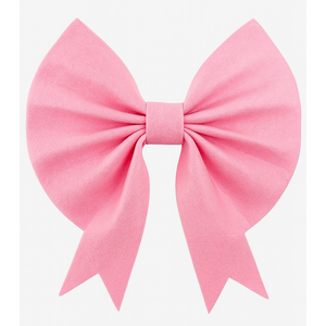 32 Inch Thick Felt Waist Bow – Large Decorative Pink Bow for Costume, Party, or Dress Accessories