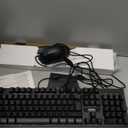 RedThunder K10 Wired Gaming Keyboard and Mouse and Wrist Rest Combo, RGB Backlit, Mechanical Feel Anti-ghosting Keyboard + 7D 7200 DPI Mice+Soft Leather Wrist Rest 3 in 1 PC Gamer Accessories(Black)