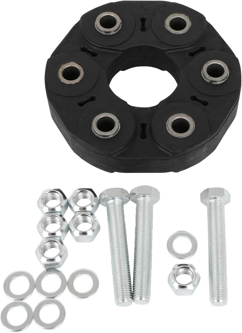 SCITOO Driveshaft Drive Shaft Coupler Flex Joint Shaft Coupling (with Bolts) Fit for Chrysler 300 2005-2010, Fit for Dodge Challenger 2010-2011, for Charger 2006-2011, for Magnum 2005-2008, 5127289AA