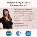 Momcozy Baby Carrier - Ergonomic, Cozy and Lightweight Carrier for 7-45lbs, Effortless to Put On, Ideal for Hands-Free Parenting, Enhanced Lumbar Support, Purehug for Infant to Toddler, Khaki