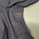 SUUKSESS Women Double Lined Casual V Neck Crop Tank Tops Basic Long Sleeve Shirts L