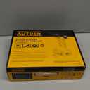 AUTDER Cordless Tire Inflator, 180PSI Portable Air Compressor with 21V Rechargeable Battery & 12V DC Car Adapter, Fast Inflation Digital Pump for Cars, Motorcycles, Bikes & Sports Balls - Yellow