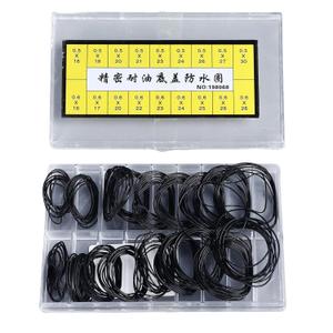 180 Pieces O Ring Watch Gasket Rubber Seal O Ring Watch Gasket Set 18 Types Rubber Sealing Watch Back Cover for Watch Repair