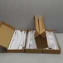 Wokceer Wedding Arch Backdrop Stand 7.2FT, 6.6FT, 6FT Set of 3 White Metal Wedding Arch Stand for Wedding Ceremony Baby Shower Birthday Party Garden Floral Balloon Arch Decoration