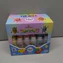 24 Colors Tie Dye Kit, Tie Dye Set for Kids, Pre-Filled Bottles, Non Toxic Permanent Fabric Dye Art Set, Easy DIY Fabric Art - Create Fun (24 Colors)