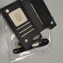 Wallet Case for iPhone SE 2020 Case with Credit Card Holder Crossbody Bag Phone Purse Shoulder Strap Magnetic Leather Case Cover [RFID Blocking][Kickstand][Black]