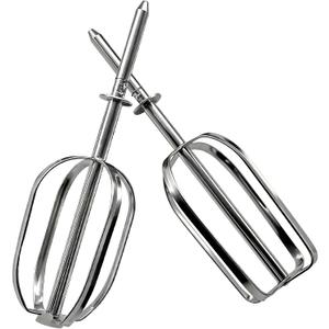 2 Pcs Mixer Beater Attachments, Stainless Steel Replacement Beaters Compatible with Sunbeam Mixmaster Vintage Stand Mixer