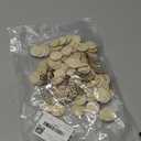 200 Pcs Unfinished Blank Wood Circle Pendants - 1 Inch Round Disc With Holes for Crafts, Wooden Earring Blanks, Small Discs for Decoration, DIY Embellishment