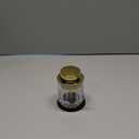 Glass Soap Dispenser,Bathroom Hand Liquid Soap Dispensers,Refillable Dish Soap Dispenser for Gold Pump,Lotion Dispenser for Bathroom,Kitchen (Clear/Gold Liquid Pump)