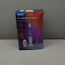 17 Color Changing LED Liquid Motion Lamp: 16 inches Night Lights with Remote Control, Home Decoration Mood Lighting, Christmas Gifts Table Lamp for Adults and Kids Bedroom, White Wax