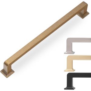6 Pack 7 Inch Cabinet Pulls Antique Brass Kitchen Cabinet Handles Zinc Alloy Drawer Pulls Solid Cabinet Hardware