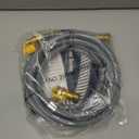 15 Feet 3/8 inch ID Natural Gas Grill Hose with Quick Connect Fittings, Natural Gas Line for Grill, Pizza Oven, Heater and More Low Pressure Appliance