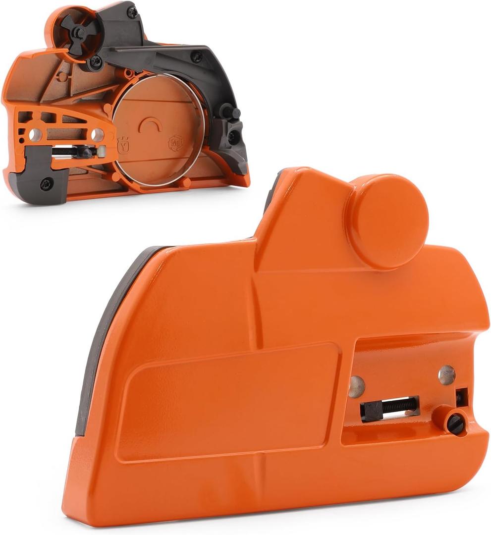 537286301 Chainsaw Clutch Cover with Brake Compatible with Husqvarna 455 455E 460 461 Clutch Cover Assembly 5372863-01