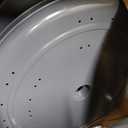 Durham 1104-95 Rotabin Gray Cold Rolled Steel 4 Revolving Shelves, 240lbs Capacity, 17" Diameter x 17-3/8" Height