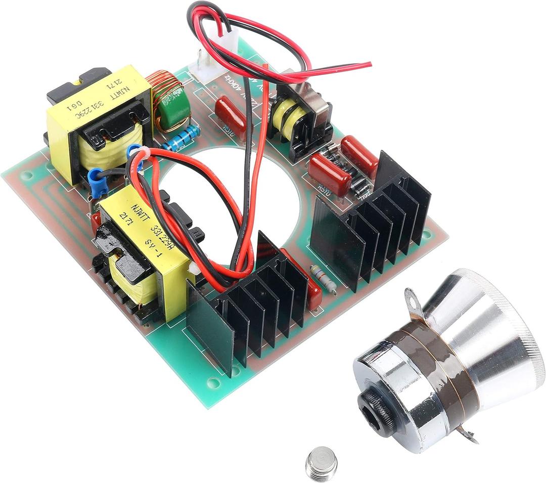 YaeCCC 60W 40KHz Ultrasonic Cleaning Transducer Cleaner + Power Driver Board 110V AC