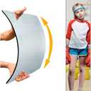 Unbreakable Door Mirror Full Length, Full Body Mirror for Kids, 4Pack 12 x12 inch, Shatterproof Plexiglass Long Mirrors for Bedroom Closet, Children Plastic Mirrors Non Glass Stick on miroir