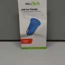 Cell Candy Mini USB Car Charger Vehicle Power Adapter - Sky Blue, 5 Watts