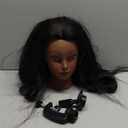 Mannequin Head 100% Real Human Hair 16", Mannequin Head Human Hair Cosmetology Doll Head for Hair Styling, Manikin Head for Braiding With Clamp Holder