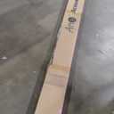 Art3d Slat Wood Wall Paneling for Interior and Ceiling Decoration - Pack of 4pcs + 1pc End-Trim, Size 108 x 5.7in.- Black