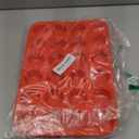 Mini Muffin &Cupcake Set, 24 Cups 2-Pieces, Nonstick Silicone Baking Pan, BPA Free and Dishwasher Safe, Great for Making Muffin Cakes, Tart, Bread (24 Cups Red,2 PCS)